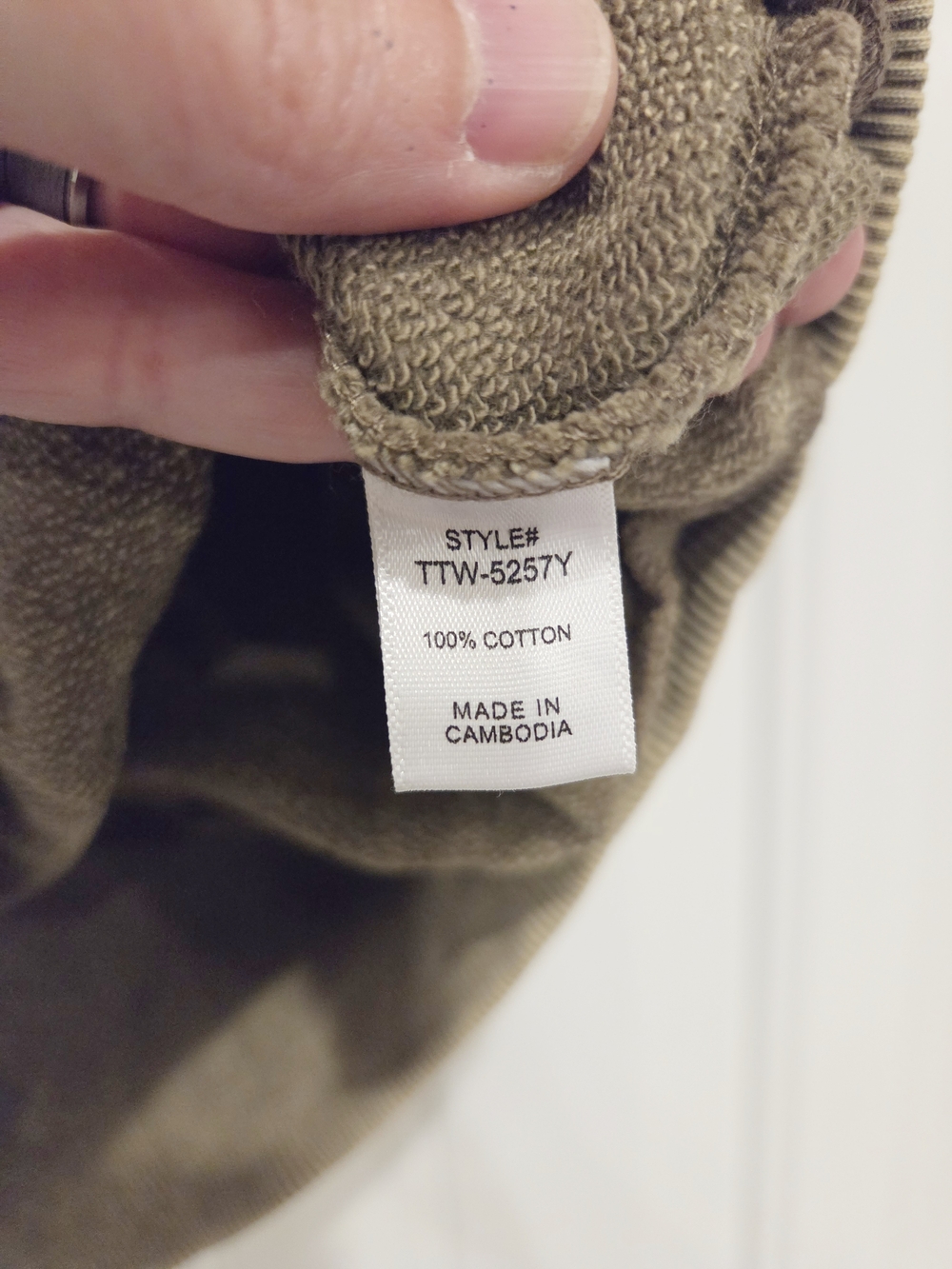 Zenanna Short Sleeve/Sleeveless Acid Washed Sweat Top - Picture 4 of 5